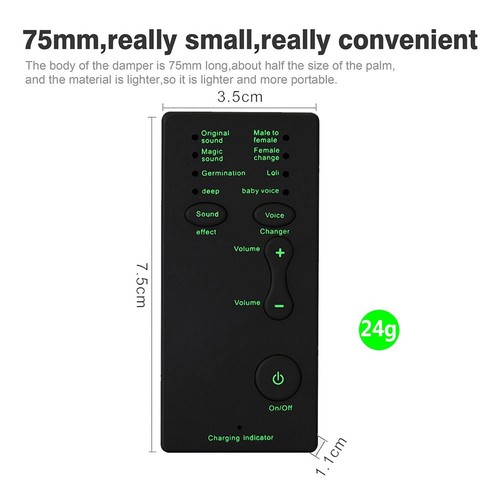 Voice Changing Accessory for Mobile Phones Featuring Seven Different Effects - Bild 5 von 12