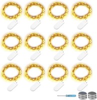 12 StüCk 30Er Led Micro Lichterkette Batterie-Betrieb, 3M Kupferdraht