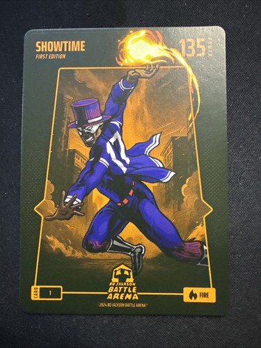 2024 Bo Jackson Battle Arena Showtime Paper Fire #1 First Edition