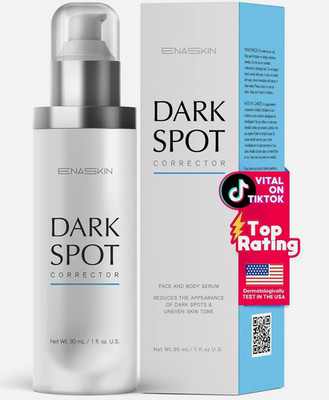 EnaSkin Dark Spot Remover Face & Body Serum: Age Spot Sun Spot Freckles Melasma