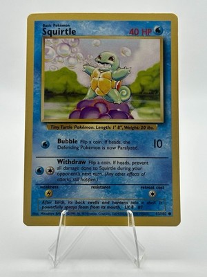 Squirtle 063/102   Base Set 1999 Regular LP