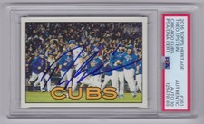 2016 Topps Heritage Chicago Cubs #361 Theo Epstein Auto PSA/DNA 10 AUTO Cubs