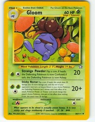 Gloom 36/111 Neo Genesis Uncommon Pokémon TCG