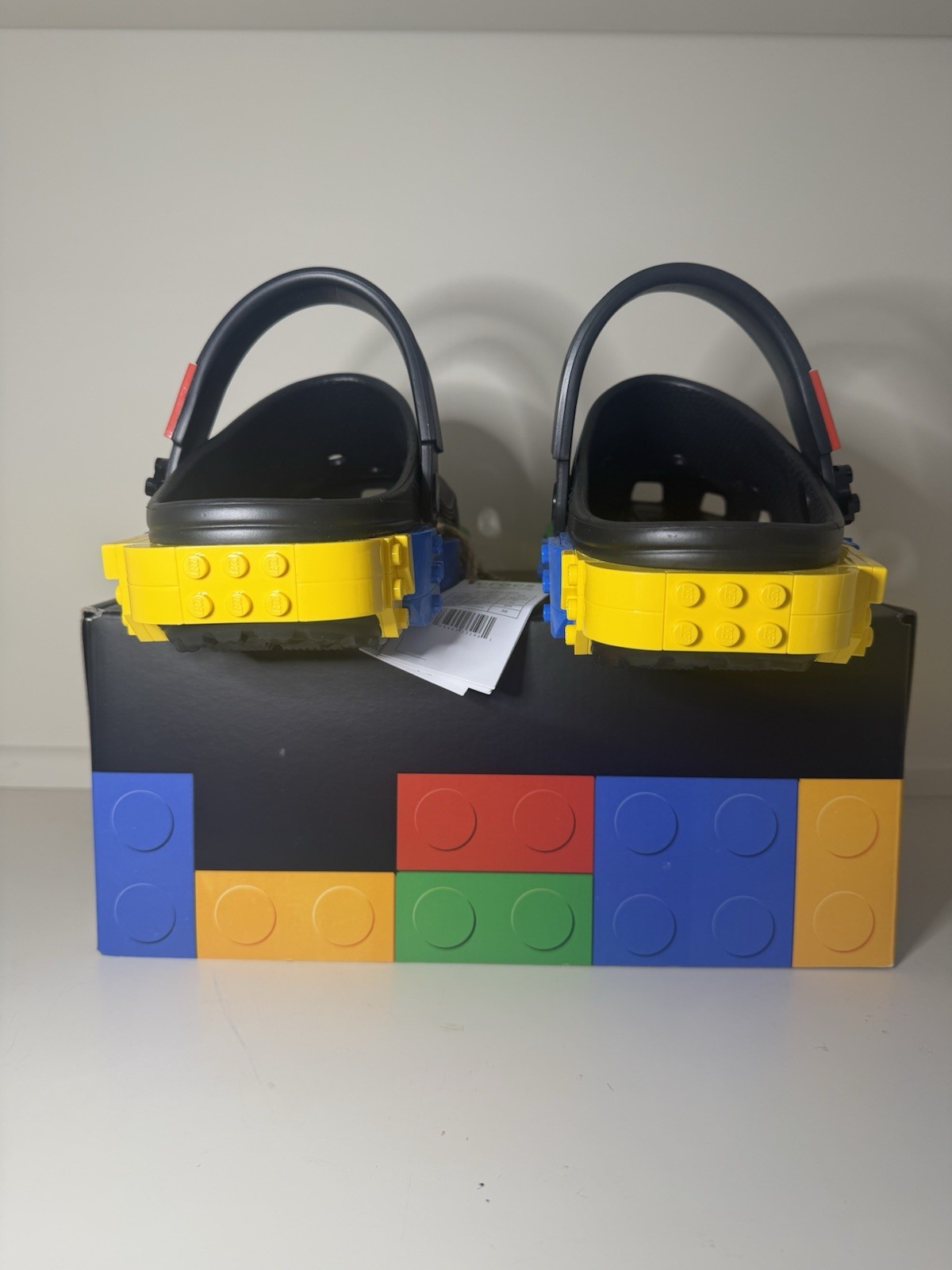 Crocs x LEGO 4lw System Clog Unisex Black Multicolor US 8M/10W 211873-001 image 5