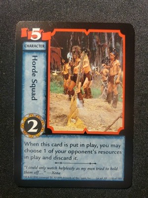 Xena TCG Horde Squad 1st Edition 139 Of 180 NM CCG Warrior Princess 