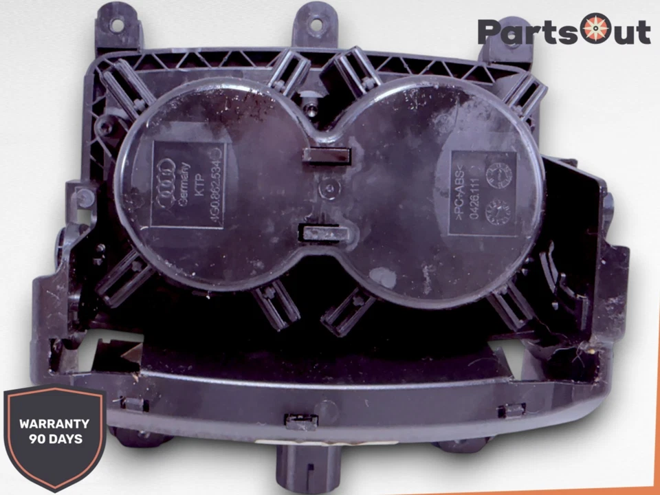 Bandeja de almacenamiento portavasos doble consola central Audi A7 A6 Quattro 12-18 OEM Foto 4 de 4