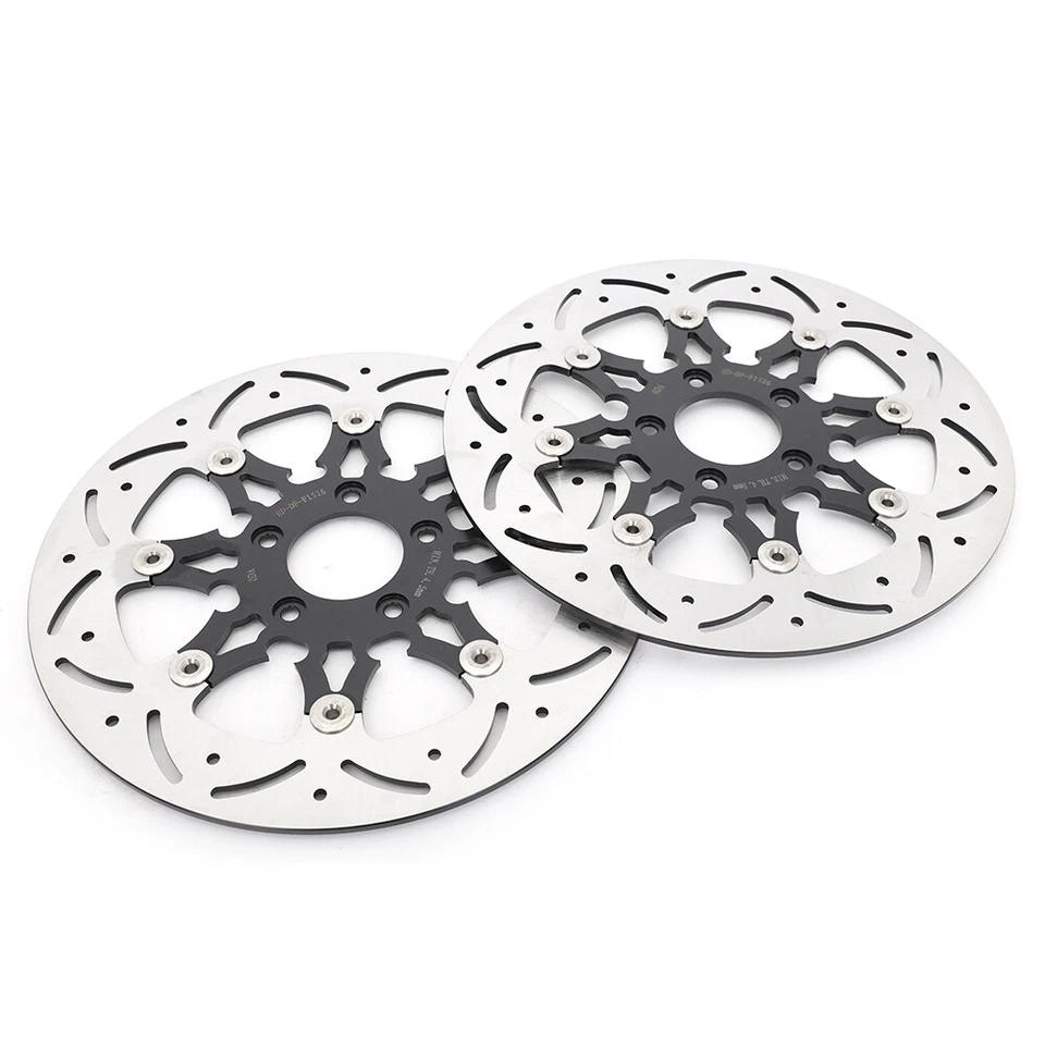 2x Disques de Frein Avant pr Harley Touring Road King Electra Glide Street Glide - Photo 4/4