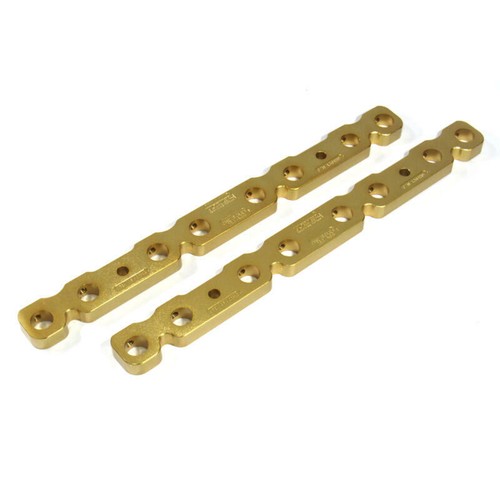 Jomar Rocker Arm Stud Girdle 1301; Ultra Lite Gold 6061-T6 for SBC ...