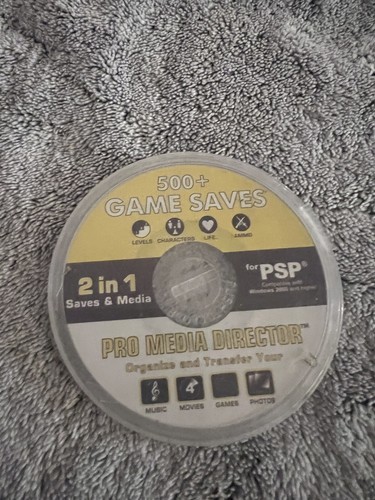 SONY PSP PRO MEDIA DIRECTOR 500+ GAME SAVES DISC 2 in 1 Saves - Picture 3 of 5