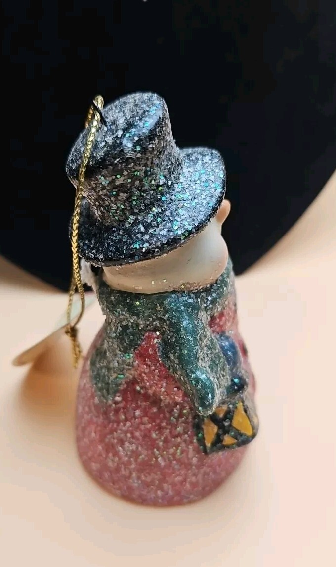 Tii Collections Ceramic Snowman Bell Christmas Ornament Tii Collections Ceramic Snowman Bell Christmas Ornament