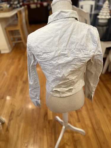 Cabi Beige Ruffle Trim Blazer - Picture 3 of 9