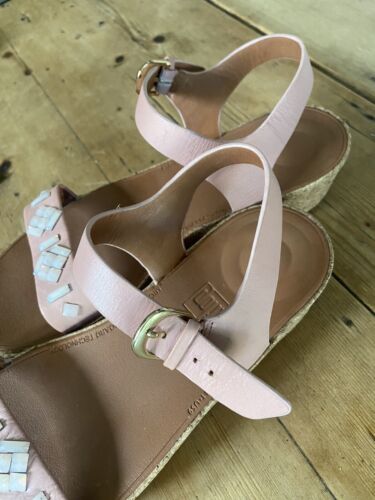 Fit Flop women's shoes sandal BON II BACK-STRAP SANDALS-CRYSTAL PINK Uk 7 R£127 - Picture 5 of 11