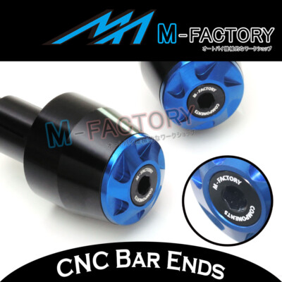 Blue Toka Bar End Slider Fit Kawasaki ZX-10R 2006-2013 07 08 09 10