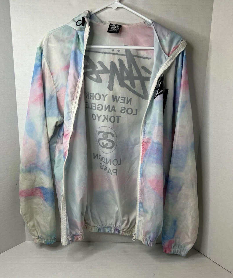 Stussy Windbreaker Tye Dye Jacket - Size XXL - Изображение 4 из 4