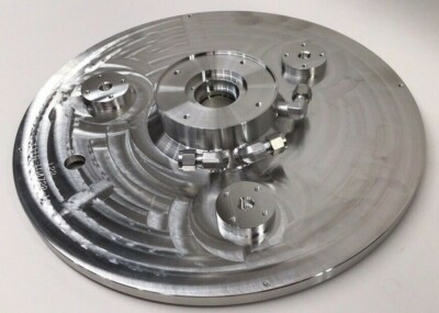 Tokyo Electron Type 1110-104728-13 Plate Stainless Steel 13-1/4'' OD 1-1/4'' Bore