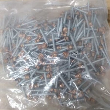 2 Inch 250 Hex Head Self Piercing Sealing Screws Metal Roof Pole Barn