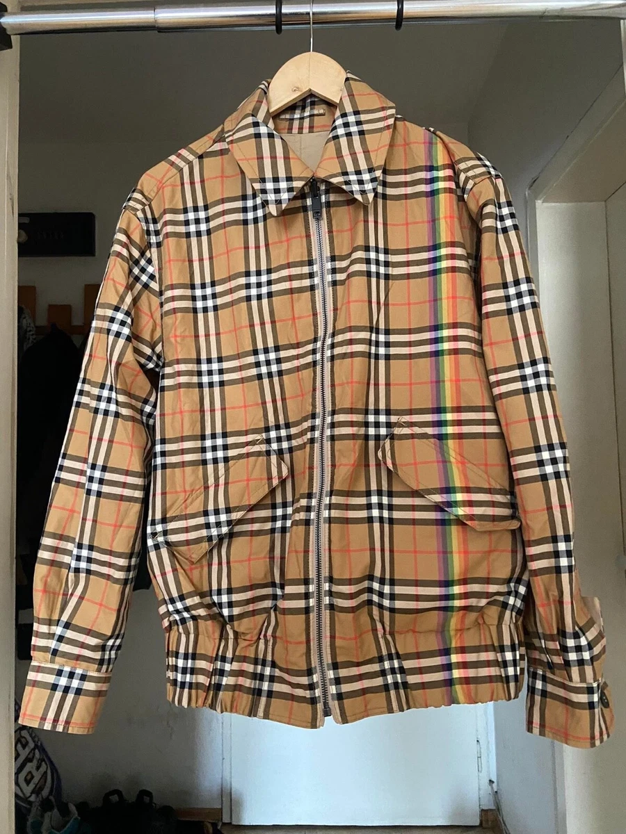 Burberry Harrington Rainbow Reversible Jacket Size | eBay