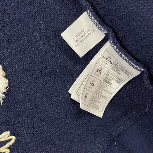 Disney Parks Sweatshirt Kids XL Blue Mickey Mouse Disneyland Zip Pocket Hoodie - Picture 7 of 12