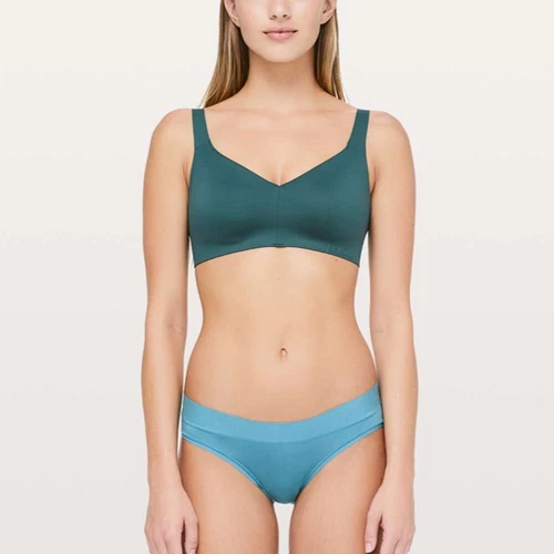 Lululemon Women's Like Nothing Bra Green Jasper- 36DD RRP $68