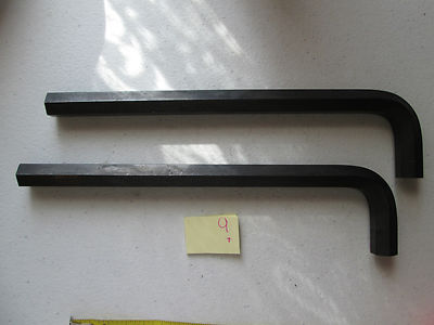 LOT OF 2 NEW 5/8'' HEX DRIVE LONG ARM STANDARD KEY 10 3/8'' ALLEN WRENCH (DR1A2)
