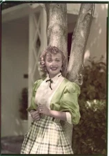 JANE POWELL Vintage Portrait Photo Color Original 5x7 inch Original TRANSPARENCY