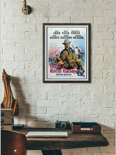The Great Gatsby 1949 Drama Film Movie Classic Print Poster Wall Art Picture A4+ - Picture 5 of 5