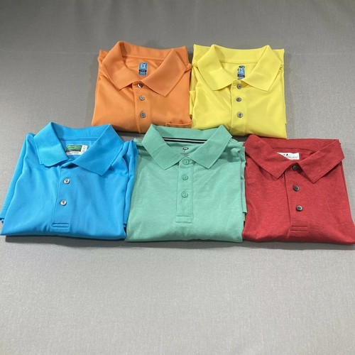 Polo Golf Shirt Lot Large Colorful 