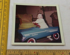 1962 Tee Bird t-Bird ball bearing pedal car Christmas photo Kodak