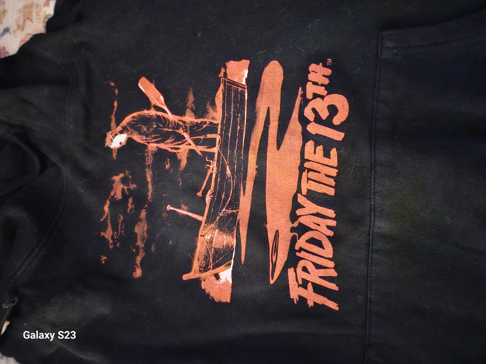 friday the 13th hoodie Blood Red Size L