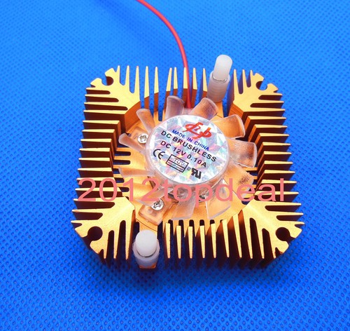 Aluminum Heatsink with fan for 5W/10W High Power LED light Cooling Cooler DC12V - Picture 4 of 5