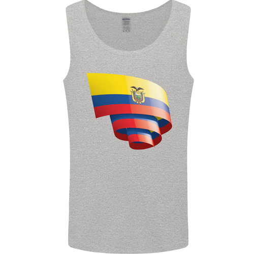 Rizado Ecuador Bandera Ecuatoriano Día Fútbol Hombre Camiseta sin Mangas - Imagen 19 de 37