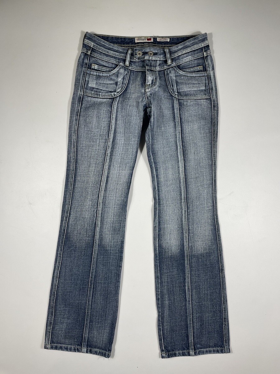 Shaqiru Sixty Eight Jeans Y2K Japanese S-cs sz Low Rise