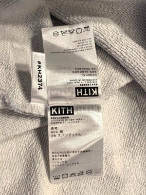 KITH x Bearbrick Pattern AOP Box Logo Blue White Heavy Hoodie