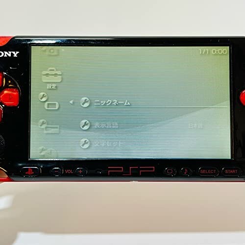 psp3000！赤黒！！ Sony PlayStation Portable PSP-3000 Black/Red Console w