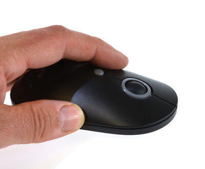 Leichte kabellose Maus mit geringer Trägheit 2,4 GHz PC288 schwarze Fingerspitze