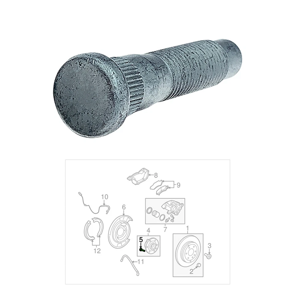 Tacos de rueda delanteros o traseros para Chevrolet Pontiac Buick Cadillac 11588811 Foto 4 de 4