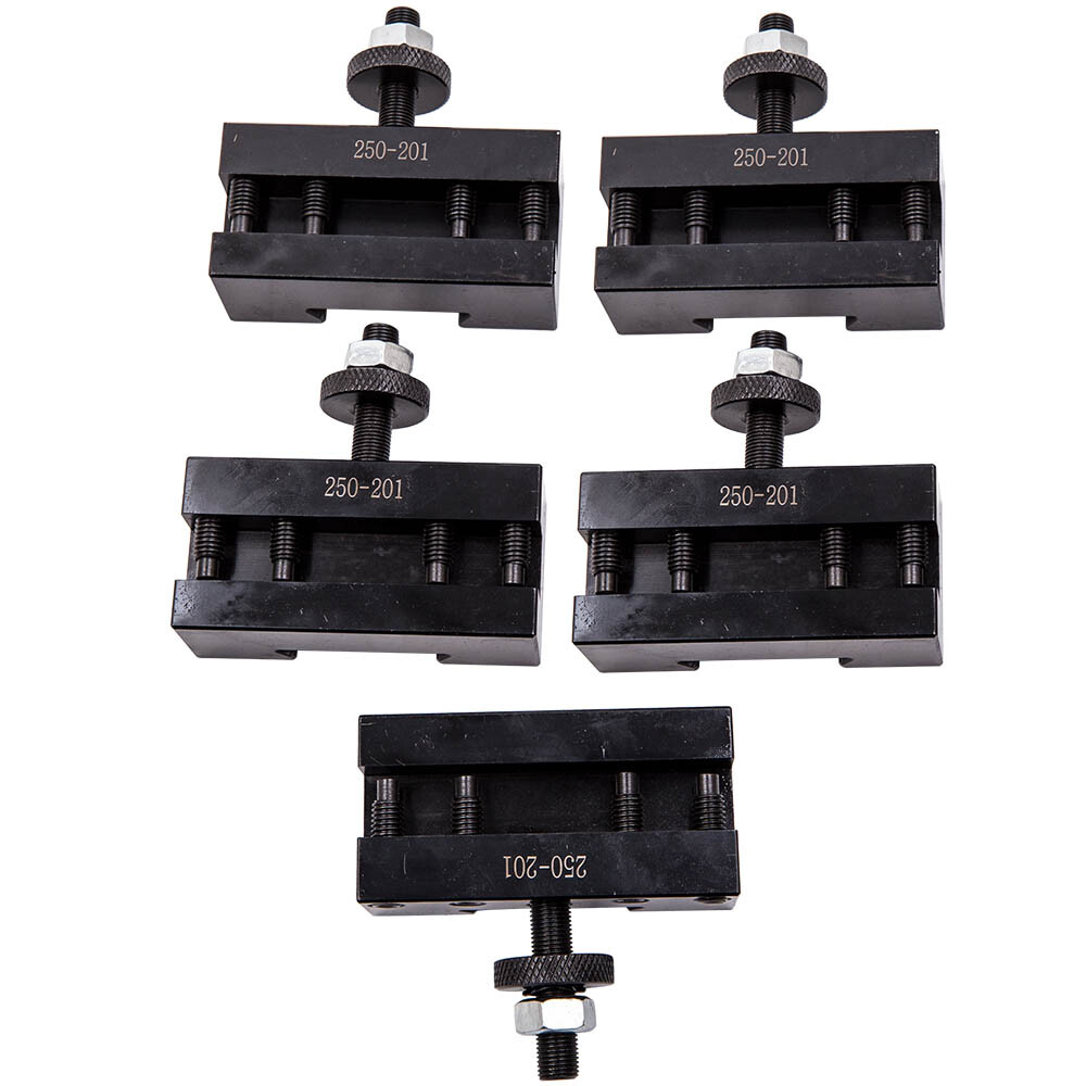 Porte-outil 250-201 de tournage et surfaçage en acier rapide pour tour CNC, lot de 5 pièces