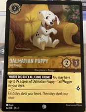 Dalmatian Puppy Tail Wagger 4a/204 Foil - Disneys Lorcana Trading Card Game
