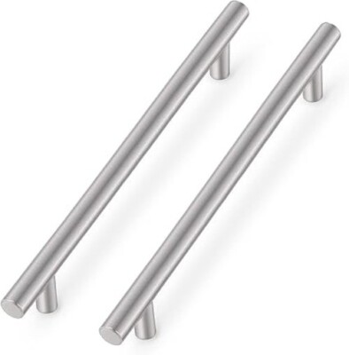 Probrico 5er Pack Gebürstetes Nickel Edelstahl Küchenschrank T Bar Griff Möbel