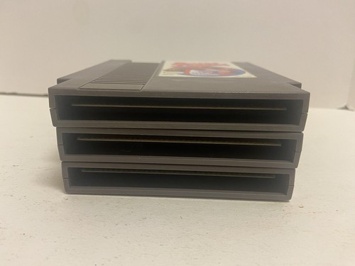 NINTENDO NES LOT OF 3 GAMES: Bases Loaded, Racket Attack, John Elway Quarterback - Picture 4 of 5