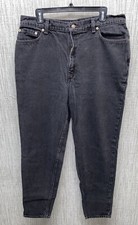 Vtg Levi’s 550 Womens Black USA Made Relaxed Tapered Jeans Size 18