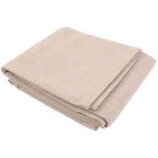 Leak Proof Poly Back Painters Canvas Drop Cloth - Multiple Sizes - Flat Shipping