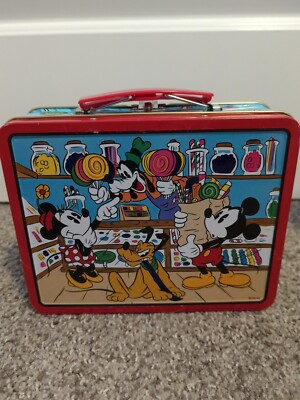 アンティーク雑貨 MICKEY Lunch Kit Mickey Mouse Head Lunch Kit W