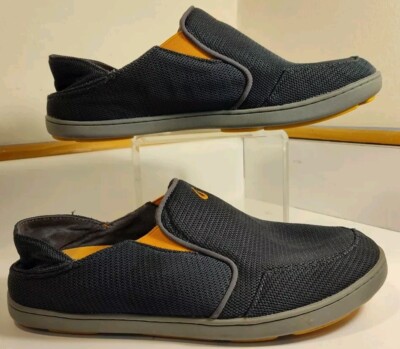 Olukai Shoes Mens 9 Shadow Gray Nohea Mesh Slip On Low Top  display picture 2