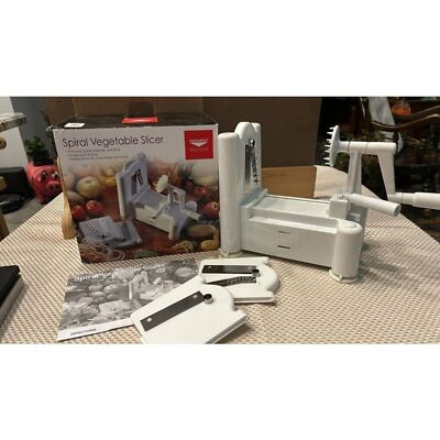 Paderno Spiralizer World Cuisine Vegetable Slicer Tri-Blade A498299