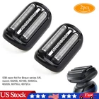 2x Replacement Shaver Foil Head Part Cutter For Braun Razor Blade 53B 5/6 Series