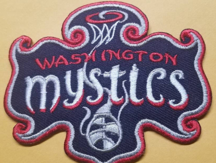 WNBA Washington Mystics Basketball Patch aprox 3.25x3.75"
