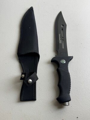 COLUMBIA KNIFE MISAKI U.S.A. SABER & SHEATH Survival/HUNTING Never Used