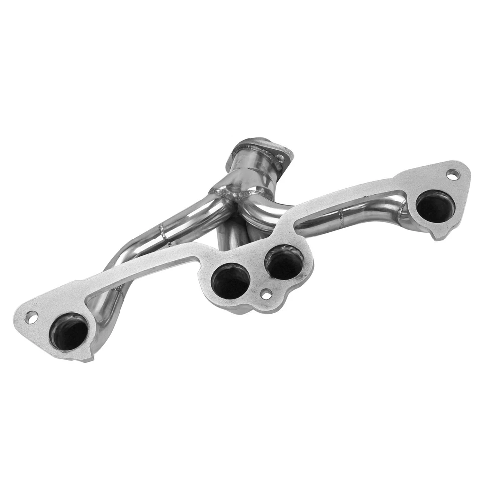 FOR 1991-2002 Jeep Wrangler 2.5L L4 Stainless Steel Manifold Header w/ Gasket - Image 4 of 4