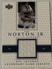 2000 Upper Deck Legends #LJ-KN Ken Norton Jr. Legendary Game Jerseys